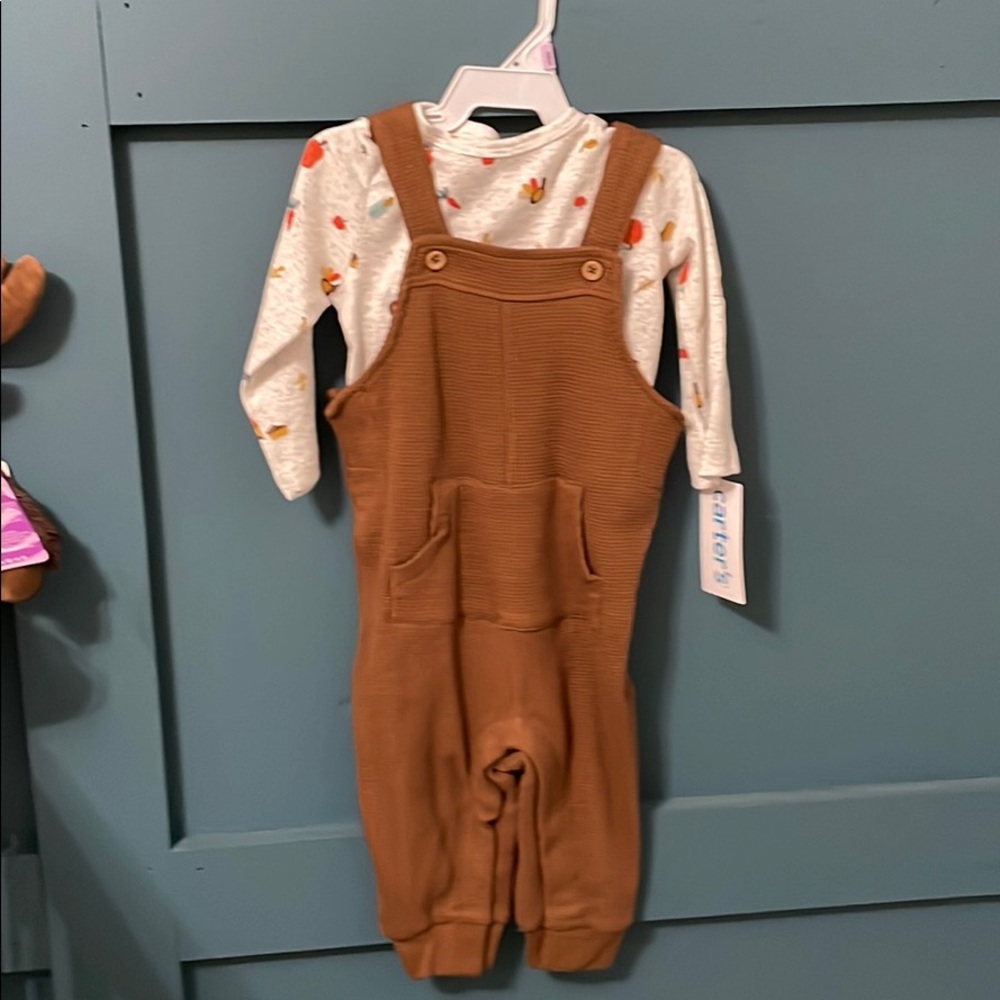 Fall cloth overalls with onesie